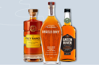 Angel’s Envy featured among other whiskeys