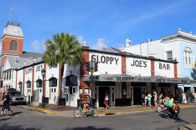 Exterior of Sloppy Joe’s Bar