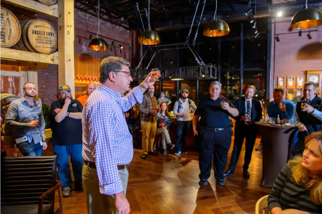 Inside the Angel’s Envy distillery