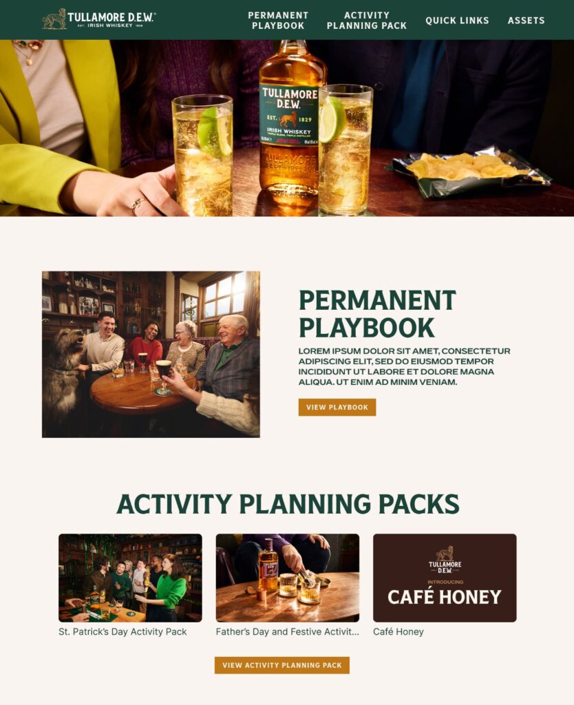 Tullamore Tullamore website homepage